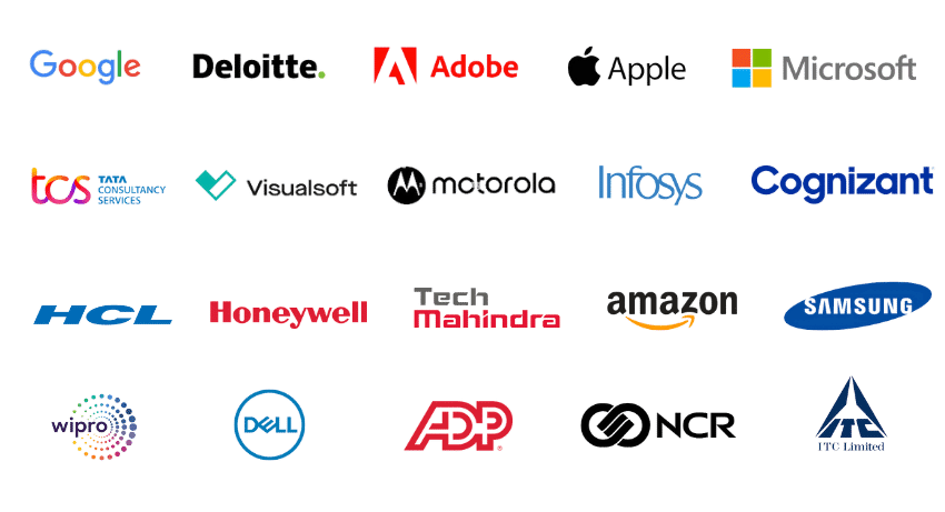 Companies our students are placed in