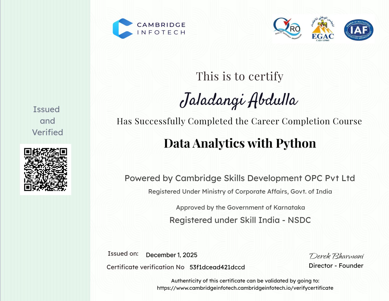 Data Analytics with Python